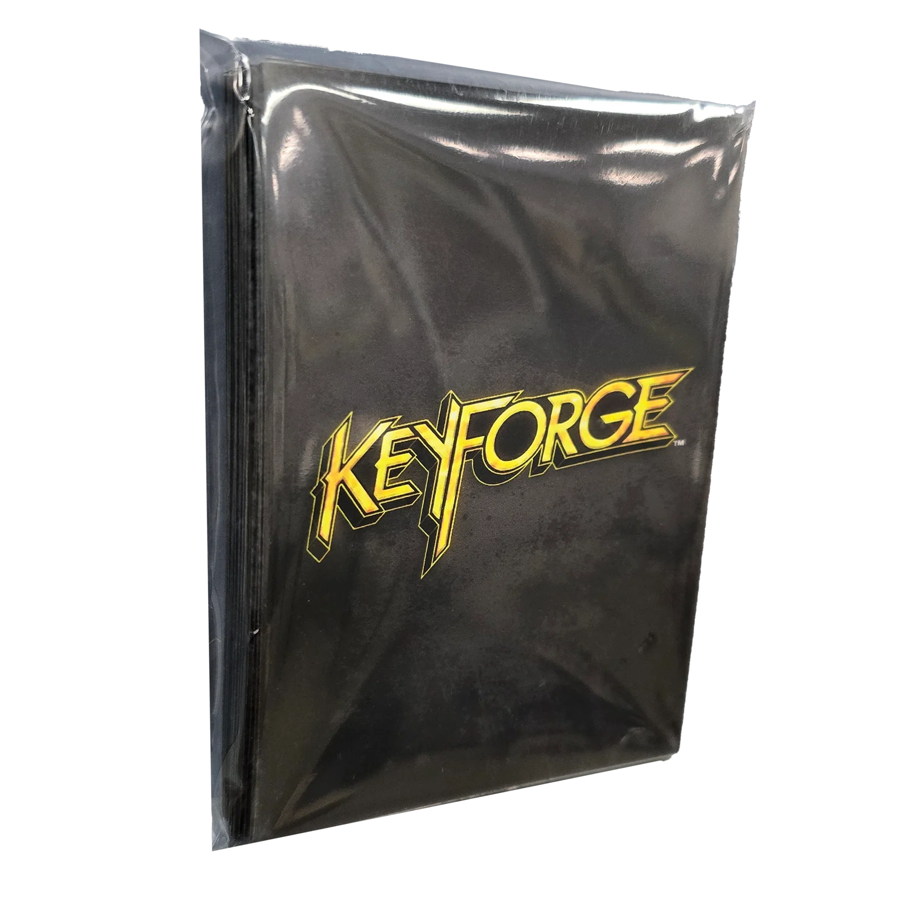 KeyForge Logo Card Sleeves, Black, Pack of 40